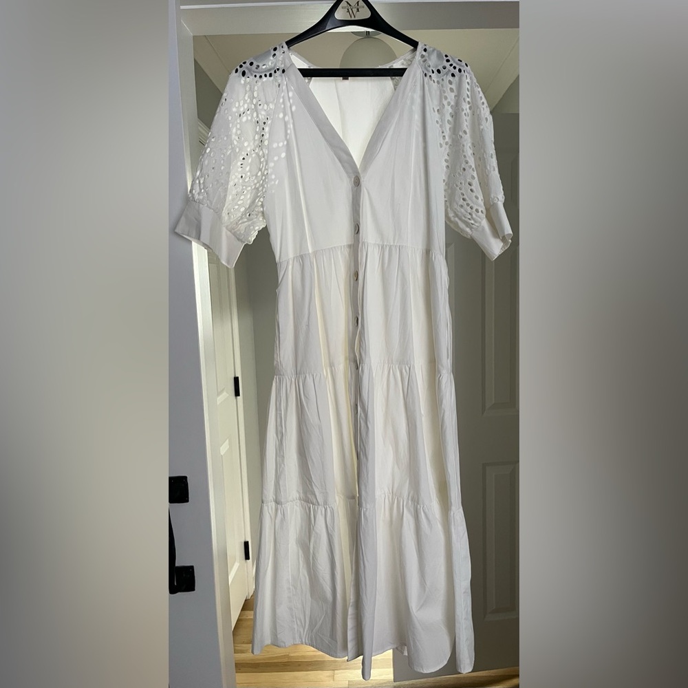 White Cotton Dress